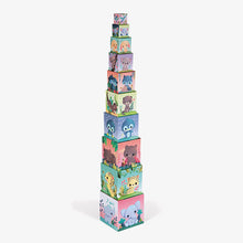 Load image into Gallery viewer, Ultra Cute Animals Square Stacking Pyramid