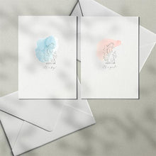 Load image into Gallery viewer, new baby gender card